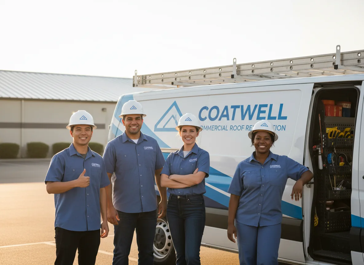 Commercial roof coating company in Eaton, OH